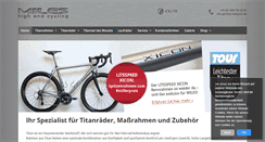 Desktop Screenshot of highendcycling.de